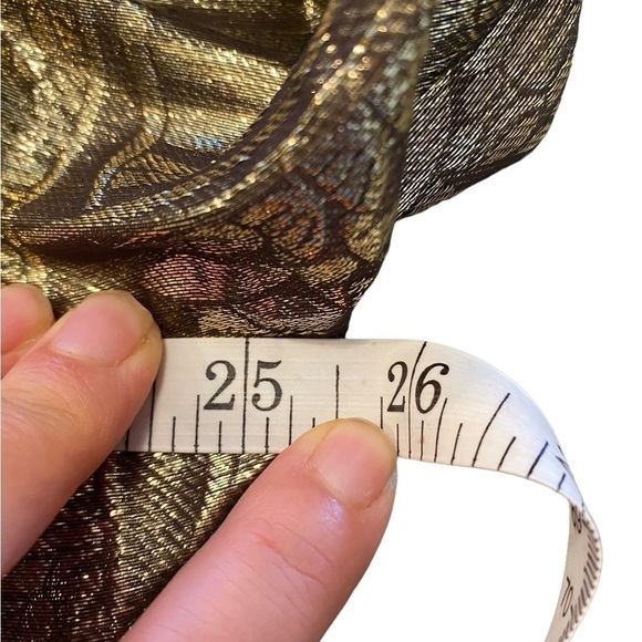 vintage 80s / 90s gold dress also inspired from the 20s very gatsby - Picture 7 of 9